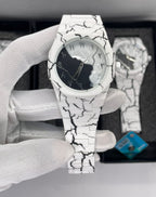 White Classic Arabic Aura – Marble Storm Edition