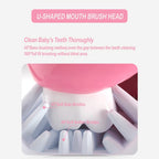 U Shaped Silicon Toothbrush for kids with Soft Bristle 360 Degrees