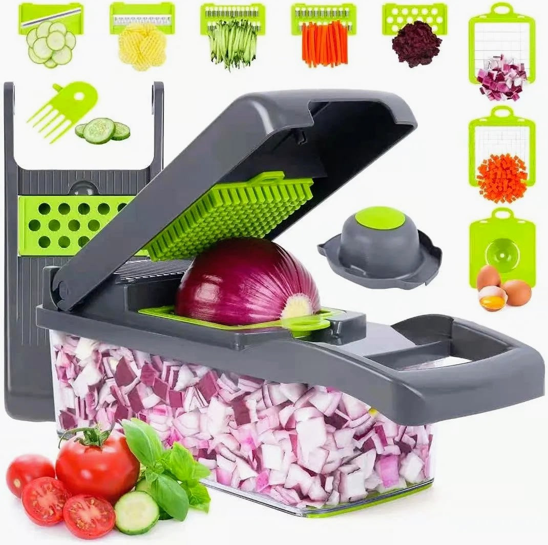 16-in-1 Vegetable Chopper, Dicer & Slicer | Kitchen Tool