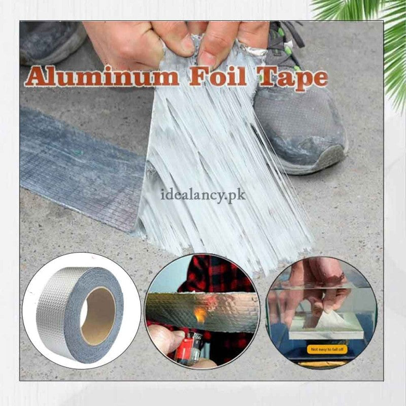 Waterproof Leakage Repair Aluminium Foil Tape For For Plastic, Metal, Concrete Repair