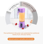 USB Rechargeable Juicer 6 Blades Electric Blender Portable Mixer