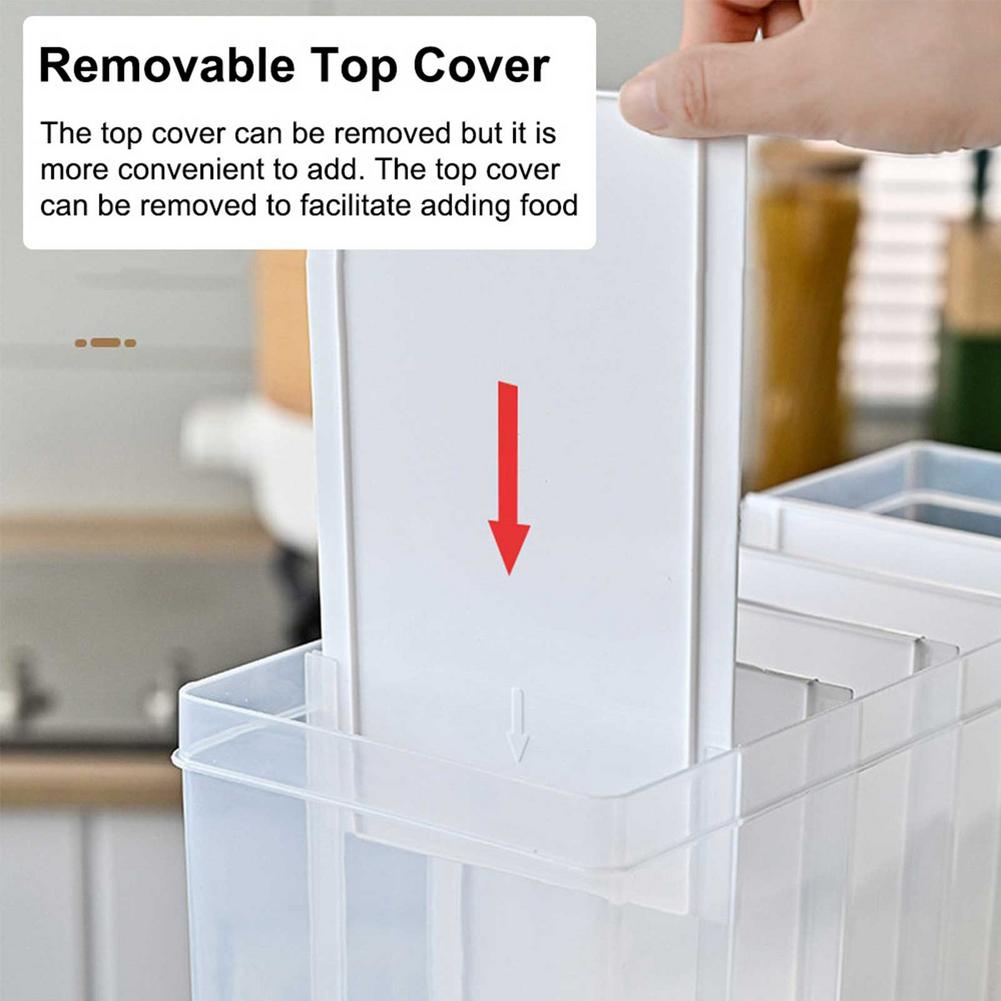 Wall Mounted 10 kg Rice Bucket & Pulse Dispenser Rs 3999