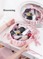 Women Drawstring Travel Cosmetic Makeup Storage Bag Organizer Pouch Portable Toiletry Necessaries Beauty Case for Women