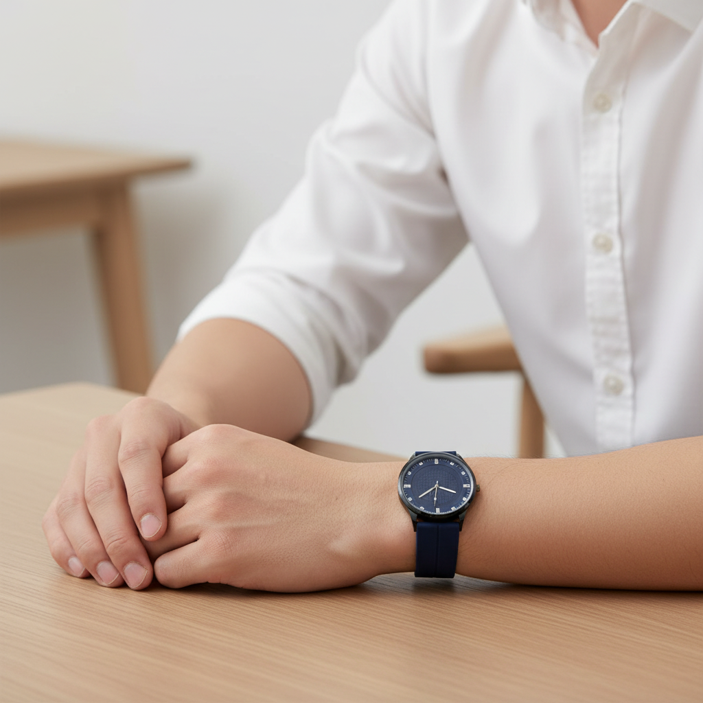 Vitz Regalia Navy Blue Colour Men Watch
