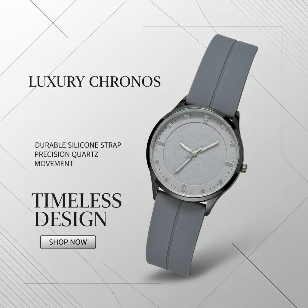 Vitz Regalia Gray Colour Men Watch