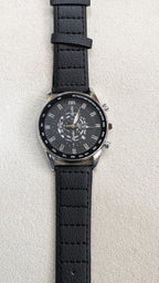 Vitz Vogue Black Men Watch