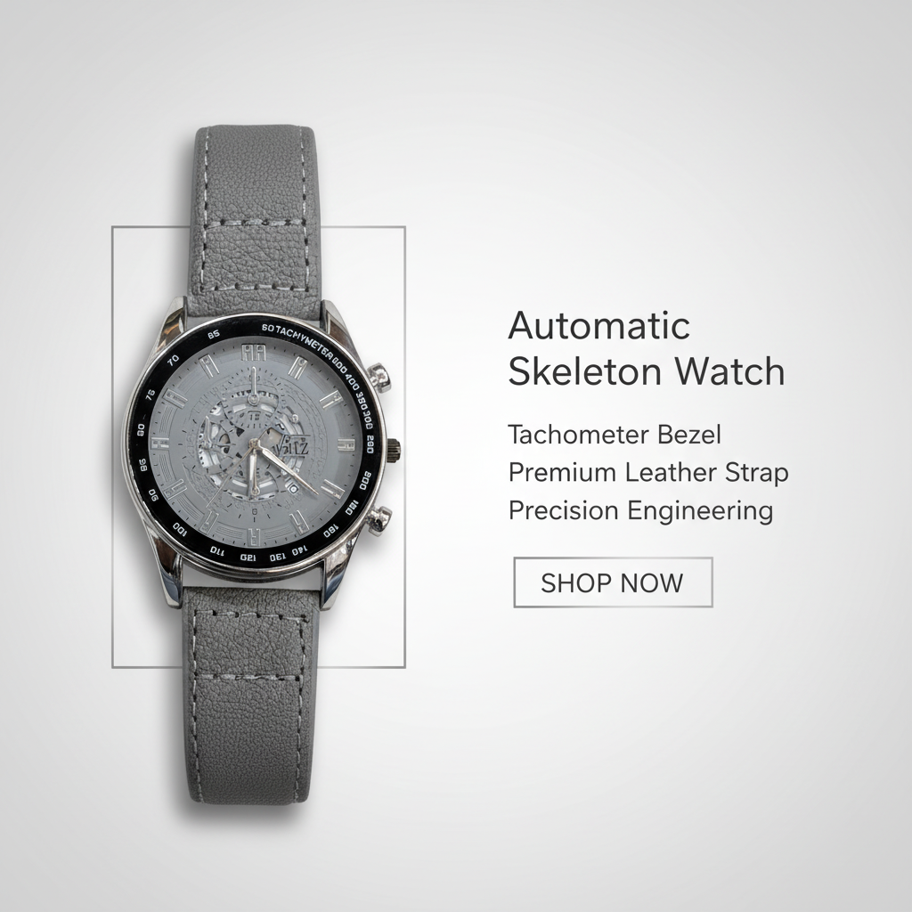 Vitz Vogue Gray Men Watch