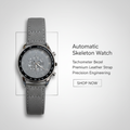 Vitz Vogue Gray Men Watch