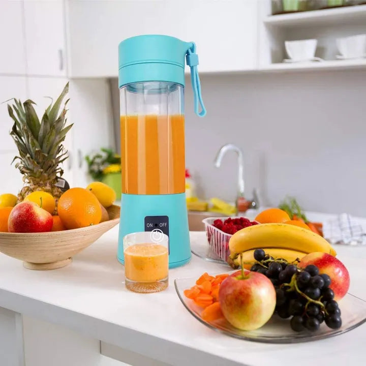 6-Blade Portable Blender | Rechargeable Fruit Juicer