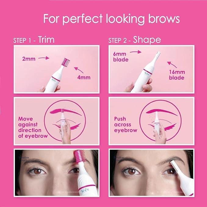 Veet Sensitive Precision Beauty Styler and Eyebrow Tools Trimmer For Women