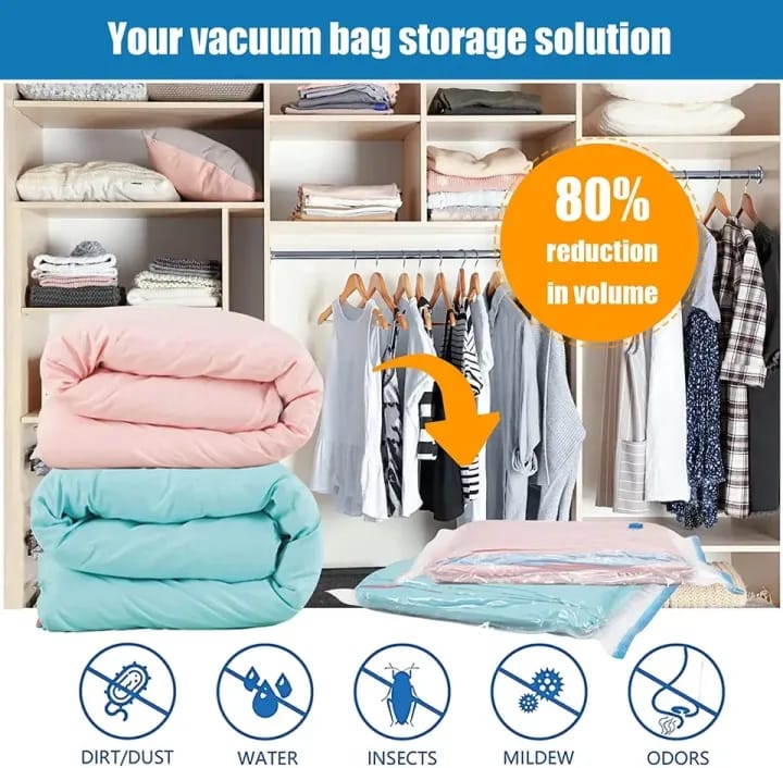 Vacuum Storage Bags | Space Saver Bags for Clothes & Bedding