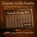 Umrah Saving Box - Save 210,000 Smartly for Your Umrah Journey