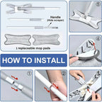 X Type Floor Squeeze 360 Degree Mop