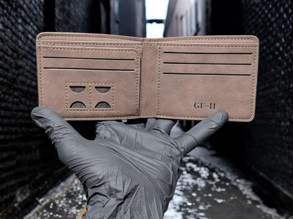 Premium Leather Wallet for Men Gray Brown Black