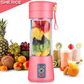 6-Blade Portable Blender | Rechargeable Fruit Juicer
