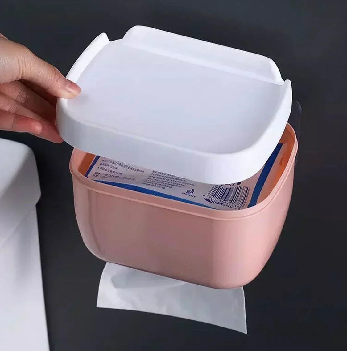 Waterproof Wall Mount Tissue Box Holder For Bathroom, Toilet and Kitchen