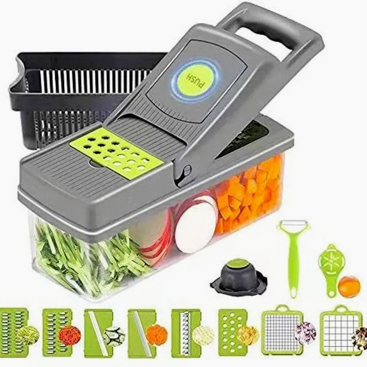16-in-1 Vegetable Chopper, Dicer & Slicer | Kitchen Tool