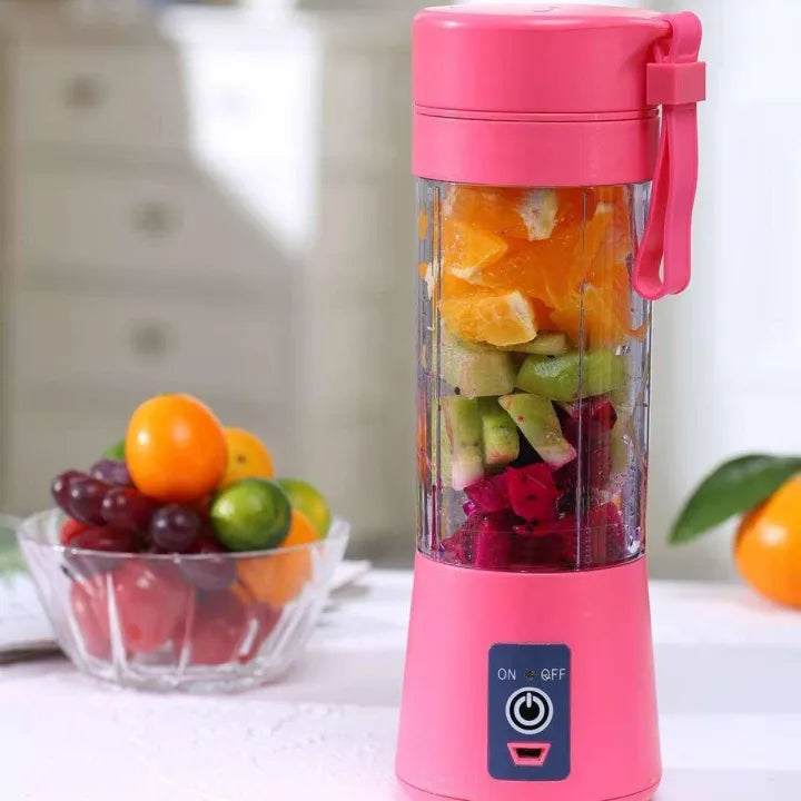 6-Blade Portable Blender | Rechargeable Fruit Juicer